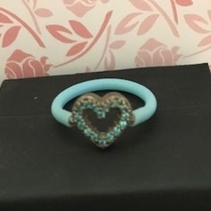 Sterling silver heart ring